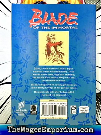 Blade of the Immortal Blood of a Thousand - The Mage's Emporium Dark Horse 2410 BackInStock Used English Manga Japanese Style Comic Book