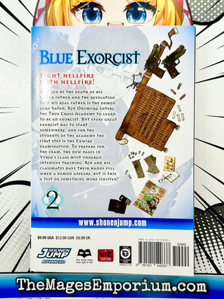 Blue Exorcist Vol 2 - The Mage's Emporium Viz Media 2408 BackInStock Used English Manga Japanese Style Comic Book