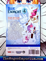 Blue Exorcist Vol 4 - The Mage's Emporium Viz Media 2411 BackInStock Used English Manga Japanese Style Comic Book