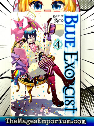 Blue Exorcist Vol 4 - The Mage's Emporium Viz Media 2410 BackInStock Used English Manga Japanese Style Comic Book