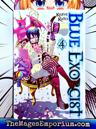 Blue Exorcist Vol 4 - The Mage's Emporium Viz Media 2411 BackInStock Used English Manga Japanese Style Comic Book