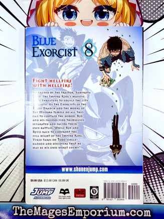 Blue Exorcist Vol 8 - The Mage's Emporium Viz Media 2412 BackInStock Used English Manga Japanese Style Comic Book