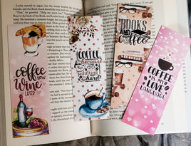 Books & Coffee Bookmarks - The Mage's Emporium White Rose Books & More Shopify Collective White Rose Books & More Used English Japanese Style Comic Book