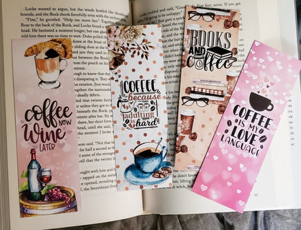 Books & Coffee Bookmarks - The Mage's Emporium White Rose Books & More Shopify Collective White Rose Books & More Used English Japanese Style Comic Book