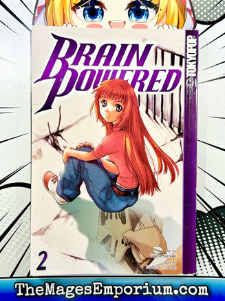 Brain Powered Vol 2 - The Mage's Emporium Tokyopop 2407 bis1 copydes Used English Manga Japanese Style Comic Book