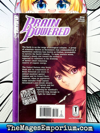 Brain Powered Vol 3 - The Mage's Emporium Tokyopop 2407 bis1 copydes Used English Manga Japanese Style Comic Book