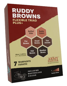 Army Painter: Flexible Triad Plus+ Ruddy Browns Set