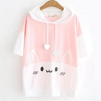 Bunny Print Hoodie - The Mage's Emporium Kore Kawaii Kore Kawaii Shopify Collective Used English Japanese Style Comic Book