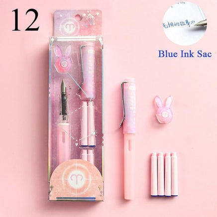Bunny Zodiac Fountain Pens - The Mage's Emporium Kore Kawaii Kore Kawaii Shopify Collective Used English Japanese Style Comic Book