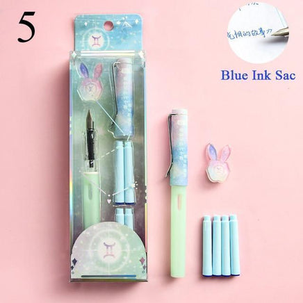Bunny Zodiac Fountain Pens - The Mage's Emporium Kore Kawaii Kore Kawaii Shopify Collective Used English Japanese Style Comic Book
