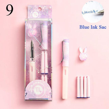 Bunny Zodiac Fountain Pens - The Mage's Emporium Kore Kawaii Kore Kawaii Shopify Collective Used English Japanese Style Comic Book