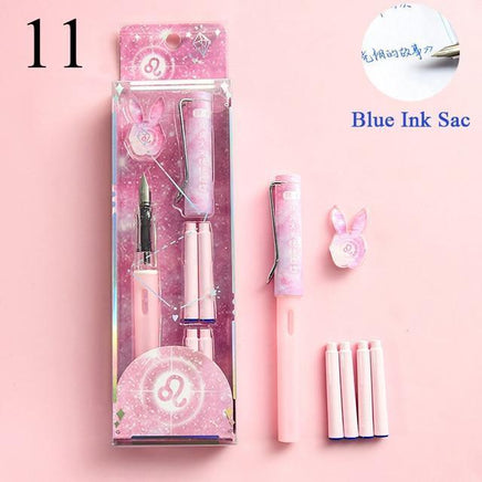 Bunny Zodiac Fountain Pens - The Mage's Emporium Kore Kawaii Kore Kawaii Shopify Collective Used English Japanese Style Comic Book
