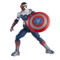 Captain America: Marvel Legends: Captain America Sam Wilson 6 - Inch Action Figure (Captain America Flight Gear BAF) - The Mage's Emporium Shumi Toys & Gifts Shopify Collective Shumi Toys & Gifts Used English Marvel Legends Japanese Style Comic Book