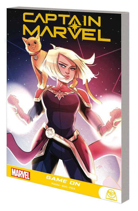 Captain Marvel TPB Game On - The Mage's Emporium The Multiverse Shopify Collective The Multiverse Used English Graphic Novels Japanese Style Comic Book