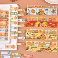 Capybara Bookmark Sticky Notes - The Mage's Emporium Kore Kawaii Kore Kawaii Shopify Collective Used English Japanese Style Comic Book