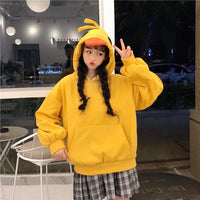 Casual Duck Hoodie - The Mage's Emporium Kore Kawaii Kore Kawaii Shopify Collective Used English Japanese Style Comic Book