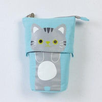 Cat Pencil Case With Zipper - The Mage's Emporium Kore Kawaii Kore Kawaii Shopify Collective Used English Japanese Style Comic Book