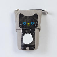 Cat Pencil Case With Zipper - The Mage's Emporium Kore Kawaii Kore Kawaii Shopify Collective Used English Japanese Style Comic Book