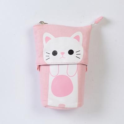 Cat Pencil Case With Zipper - The Mage's Emporium Kore Kawaii Kore Kawaii Shopify Collective Used English Japanese Style Comic Book