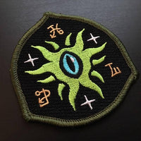 Eye Of Shoggoth Shield Embroidered Patch: Iron-on