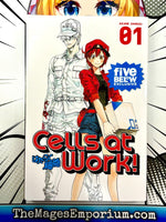 Cells at Work Vol 1 Five Below Cover - The Mage's Emporium Kodansha 2411 UPDATEMETA Used English Manga Japanese Style Comic Book