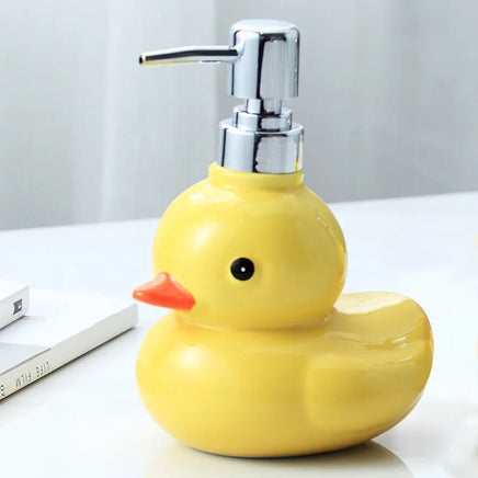 Ceramic Duckie Soap Dispensers - The Mage's Emporium Kore Kawaii Kore Kawaii Shopify Collective Used English Japanese Style Comic Book