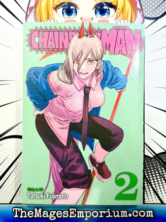 Chainsaw Man Vol 2 - The Mage's Emporium Viz Media 2412 BackInStock Used English Manga Japanese Style Comic Book