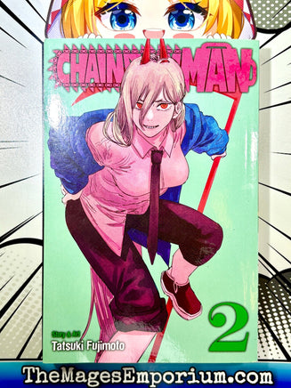 Chainsaw Man Vol 2 - The Mage's Emporium Viz Media 2411 BackInStock Used English Manga Japanese Style Comic Book