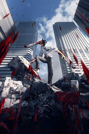 Chainsaw Man Wallscroll 315 - The Mage's Emporium Super Anime Store Shopify Collective Super Anime Store Used English Figures Japanese Style Comic Book