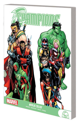 CHAMPIONS GN TP WORLDS COLLIDE - The Mage's Emporium The Multiverse Shopify Collective The Multiverse Used English Graphic Novels Japanese Style Comic Book