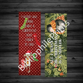 Christmas Wizards - Creatures Double Sided Bookmark - The Mage's Emporium White Rose Books & More Shopify Collective White Rose Books & More Used English Bookmark Japanese Style Comic Book