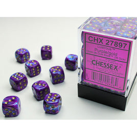 Chessex: D6 Lustrous™ DICE SET - 12MM
