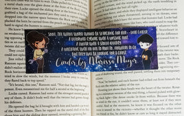 Cinder and Kai Bookmark - The Mage's Emporium White Rose Books & More Shopify Collective White Rose Books & More Used English Bookmark Japanese Style Comic Book