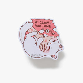 Claw Machine Sticker - The Mage's Emporium Geoffrey Siu Art LLC Geoffrey Siu Art LLC Shopify Collective Used English Vinyl Sticker Japanese Style Comic Book