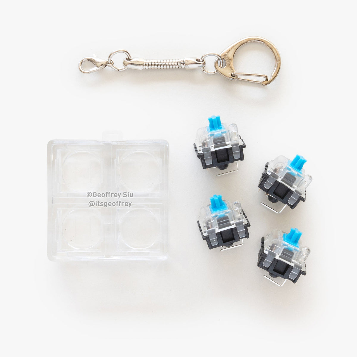 Geoffrey Siu Art LLC's Clicky Keychain Housings + Switches (No Key| The ...