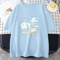 Clouds & Bears T-Shirt - The Mage's Emporium Kore Kawaii Kore Kawaii Shopify Collective Used English Japanese Style Comic Book