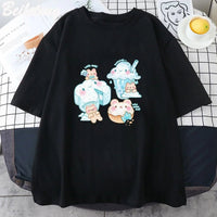 Clouds & Bears T-Shirt - The Mage's Emporium Kore Kawaii Kore Kawaii Shopify Collective Used English Japanese Style Comic Book