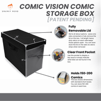 Comic Vision Comic Book Storage Box - The Mage's Emporium The Multiverse Shopify Collective The Multiverse Used English Comic Vision Japanese Style Comic Book