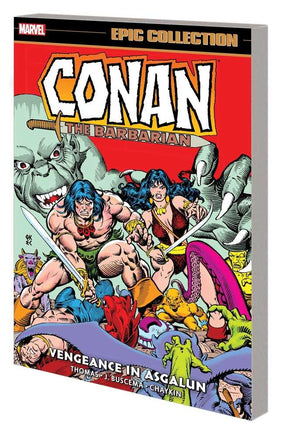 Conan Barbarian Epic Collection Original Marvel Years TPB Vengeance In Asgalun - The Mage's Emporium The Multiverse outofstock Shopify Collective The Multiverse Used English Graphic Novels Japanese Style Comic Book
