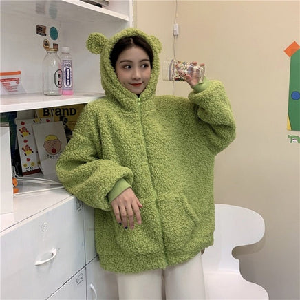Cozy Frog Hoodie - The Mage's Emporium Kore Kawaii Kore Kawaii Shopify Collective Used English Japanese Style Comic Book