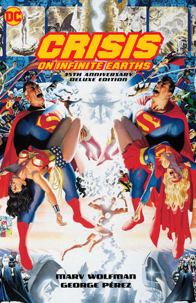 Crisis On Infinite Earths 35th Anniv Deluxe Edition Hardcover - The Mage's Emporium The Multiverse outofstock Shopify Collective The Multiverse Used English Graphic Novels Japanese Style Comic Book