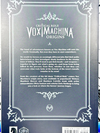 Critical Role Vox Machina Origins Vol 1 - The Mage's Emporium Dark Horse 2405 alltags description Used English Manga Japanese Style Comic Book