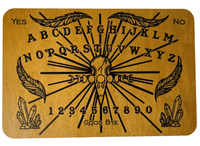 Medium Crow & Crystal Spirit Board - Light Stain