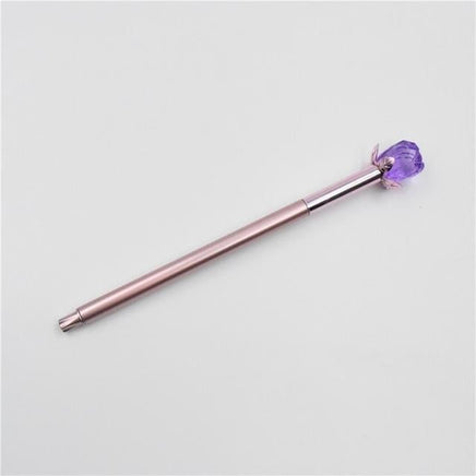 Crystal Flower Gel Pen - The Mage's Emporium Kore Kawaii Kore Kawaii Shopify Collective Used English Japanese Style Comic Book