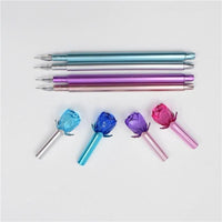 Crystal Flower Gel Pen - The Mage's Emporium Kore Kawaii Kore Kawaii Shopify Collective Used English Japanese Style Comic Book
