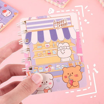 Cute Animal Spiral Notebooks - The Mage's Emporium Kore Kawaii Kore Kawaii Shopify Collective Used English Japanese Style Comic Book