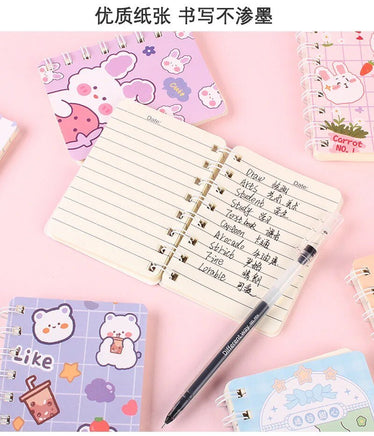 Cute Animal Spiral Notebooks - The Mage's Emporium Kore Kawaii Kore Kawaii Shopify Collective Used English Japanese Style Comic Book
