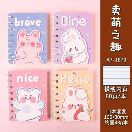 Cute Animal Spiral Notebooks - The Mage's Emporium Kore Kawaii Kore Kawaii Shopify Collective Used English Japanese Style Comic Book