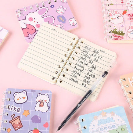 Cute Animal Spiral Notebooks - The Mage's Emporium Kore Kawaii Kore Kawaii Shopify Collective Used English Japanese Style Comic Book