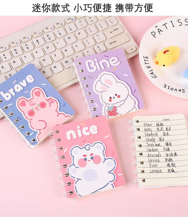 Cute Animal Spiral Notebooks - The Mage's Emporium Kore Kawaii Kore Kawaii Shopify Collective Used English Japanese Style Comic Book